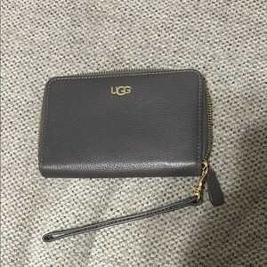 UGG Gray Leather Wallet